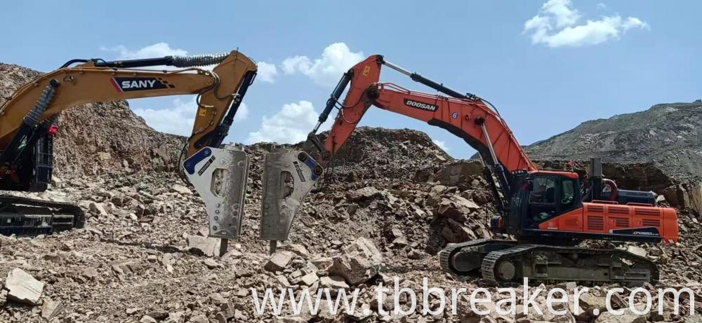 Excavator Breaker Pk Working